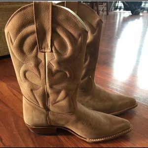Tan Cow girl boots